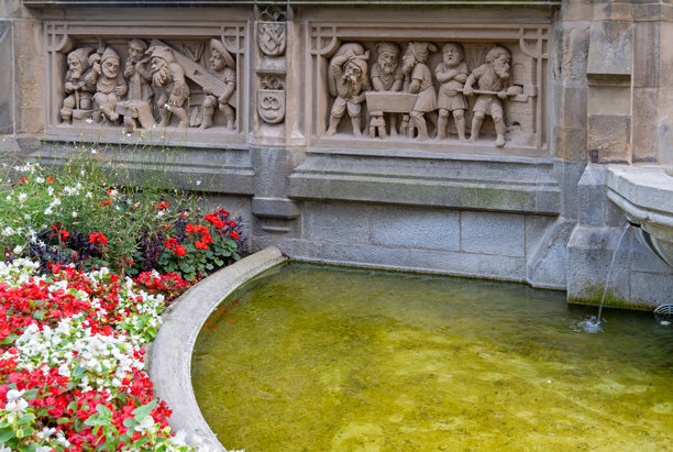 科隆海因策尔曼小矮人喷泉图片下载