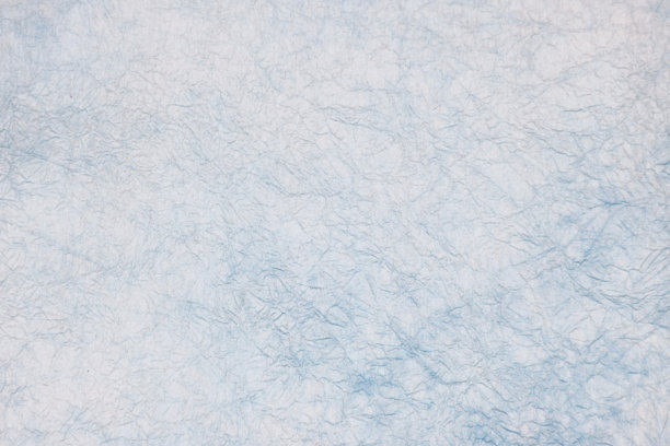 蓝色皱纹纸纹理。图片下载