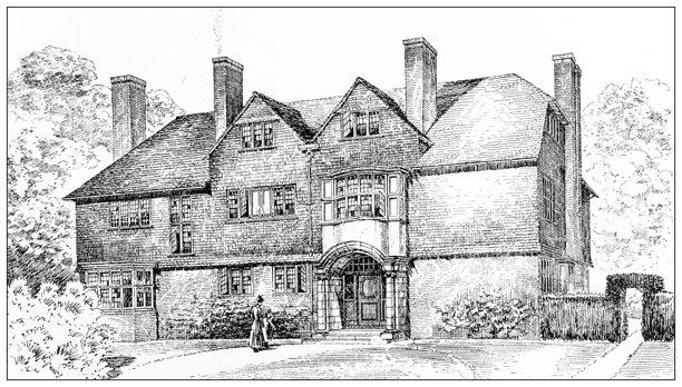 19世纪建筑：基斯尔赫斯特，肯特图片下载