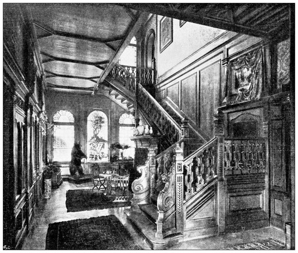 19世纪建筑：霍普别墅，纽伦堡图片下载