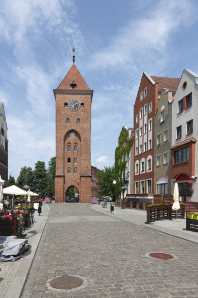 波兰的中世纪建筑图片下载