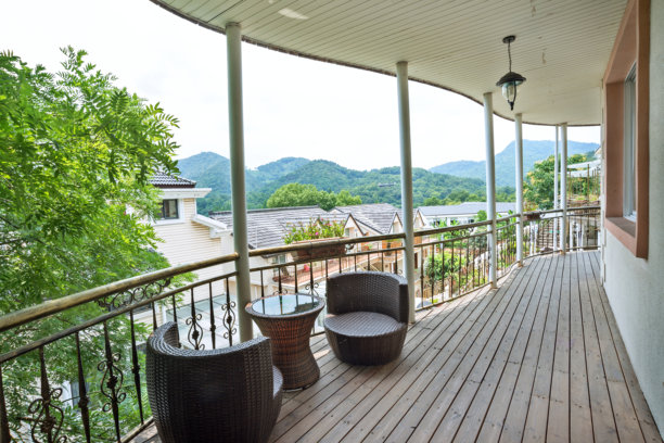 木地板长廊走廊图片下载