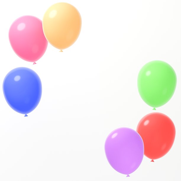 色彩缤纷的气球图片图片下载