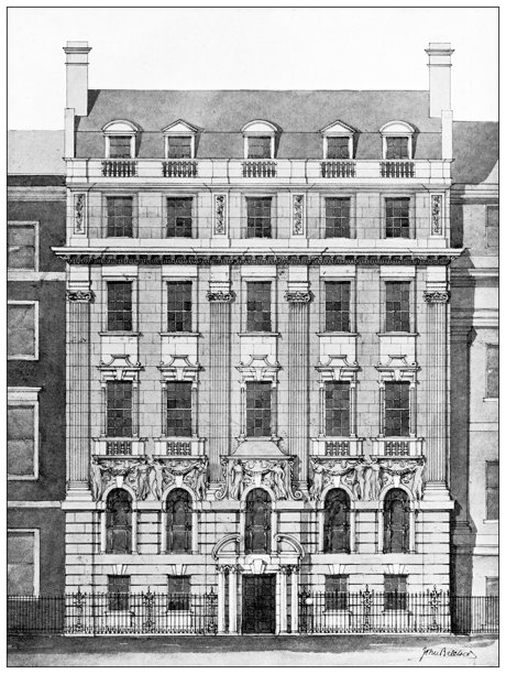 19世纪建筑：伦敦汉诺威广场图片下载