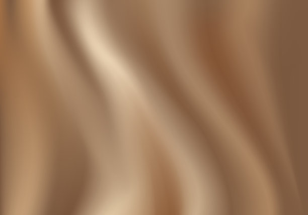 产品广告目录的丝绸背景设计。金棕色丝绸背景。蓝色织物背景。光滑纹理矢量图。图片下载