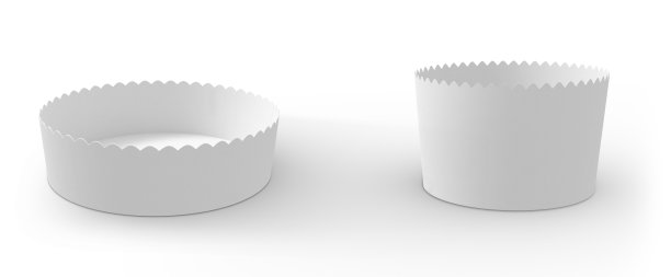 白色背景上的外卖快餐包装盒，模型，3D插图，3D渲染图片下载