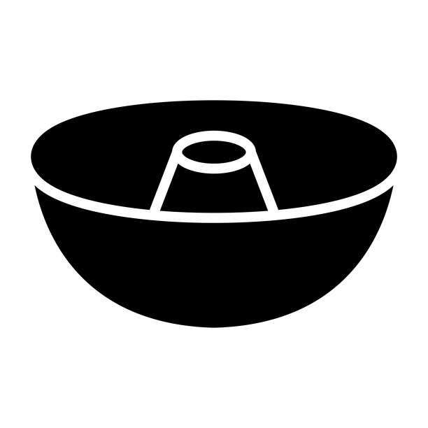 蛋糕模具矢量图标设计插图图片下载