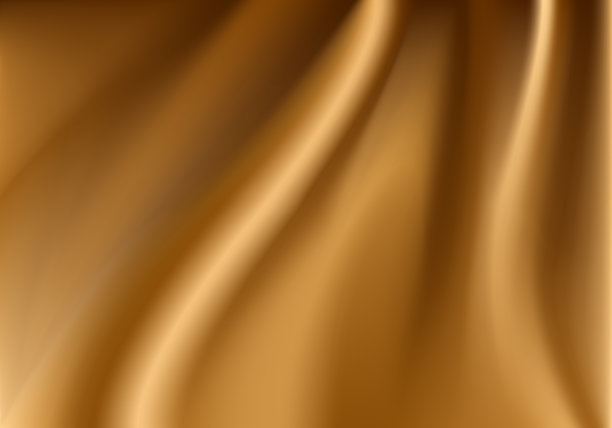 产品广告目录的丝绸背景设计。金色丝绸背景。光滑纹理矢量图。图片下载