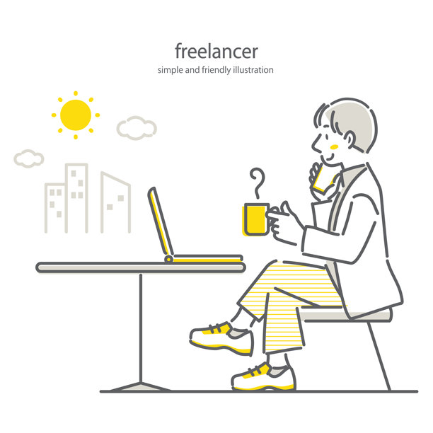 激励员工，简单而时尚的插图图片下载