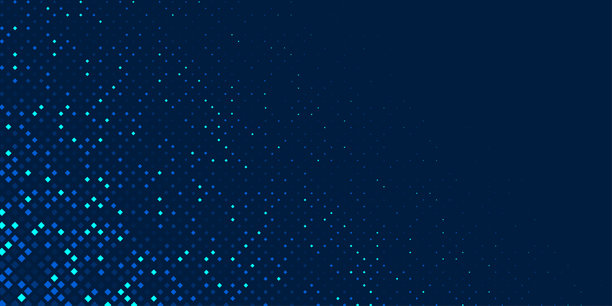 像素背景。抽象渐变背景。霓虹点。技术矢量插图。图片下载