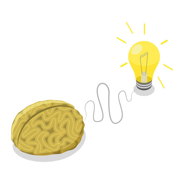 3D等距平面矢量思维过程图集。项目5图片下载