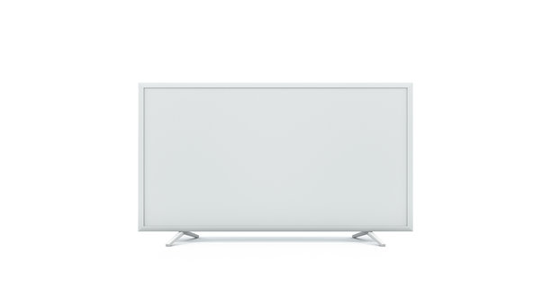 白色空白现代电视模型图片下载
