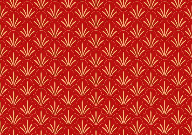 新年中国风图案壁纸东方背景矢量素材。韩式图案图片下载