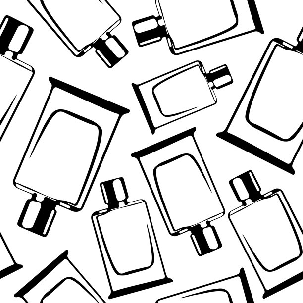 方形香水图案图片下载