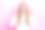 穿着时尚白色毛衣的积极女孩，双手做出“好”的手势，满意于良好的服务和销售，背景为粉色。图片下载