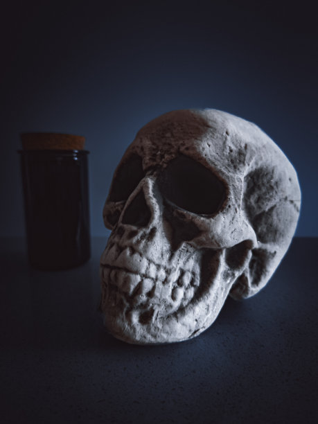 万圣节是一个神秘的季节，充满了骷髅、魔法和秋天的气息。图片下载