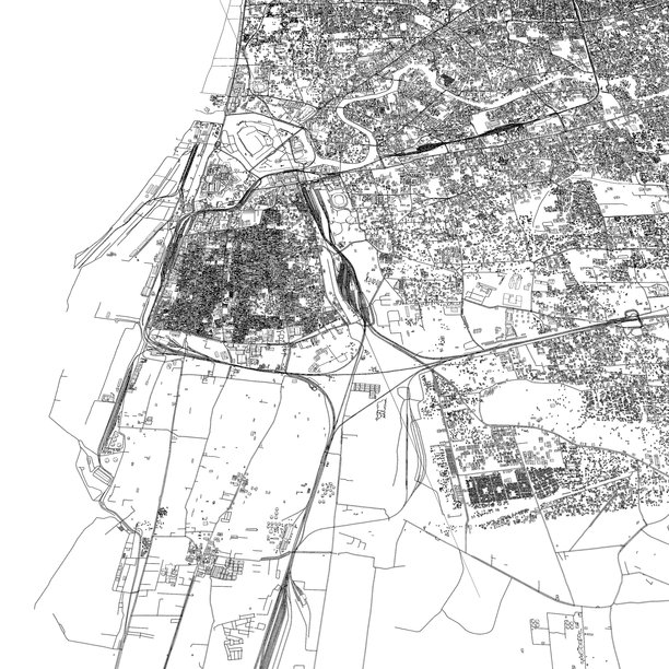 印度钦奈的城市和城市生活的3D插图图片下载