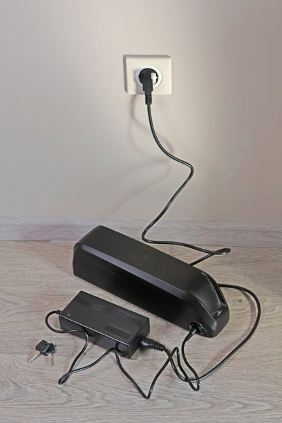 在家用主电源为自行车电池充电。图片下载