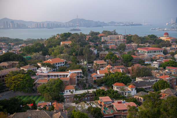 厦门鼓浪屿历史建筑特写图片下载