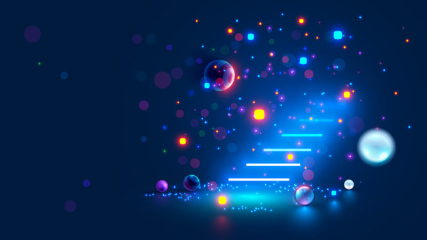 魔法楼梯：未来占星术神秘阶梯梦幻世界素材图片下载