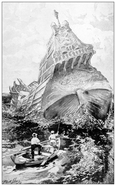 古董图像：西班牙大帆船图片下载