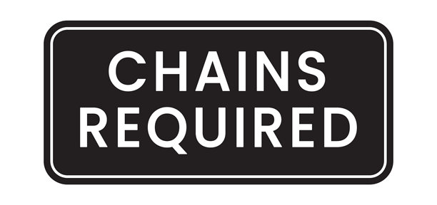 链条必需标志，安全，冬季雪路标志，矢量，模板，海报图片下载