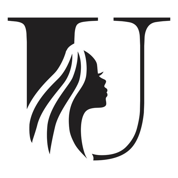 女人，大写字母U图片下载