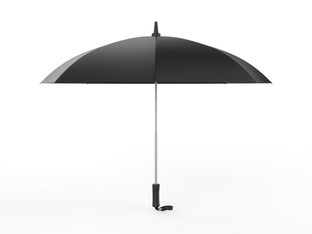 用于品牌推广和广告的空白伞。图片下载