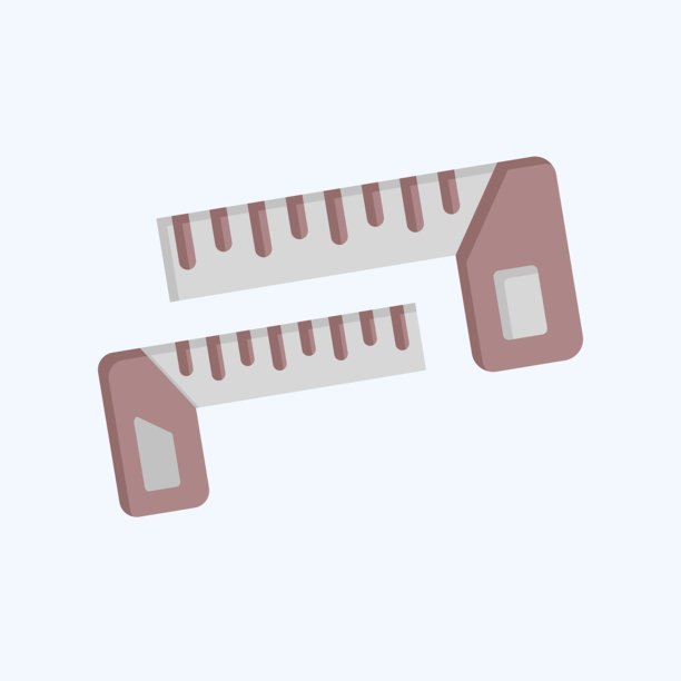 图标卡朋特广场。与测量符号有关。平的风格。简单的说明图片下载