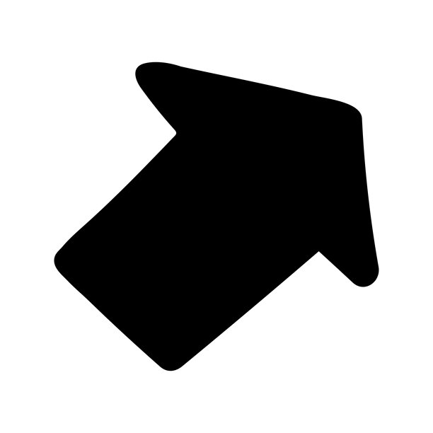 手绘涂鸦箭头轮廓用于商业信息图表图片下载