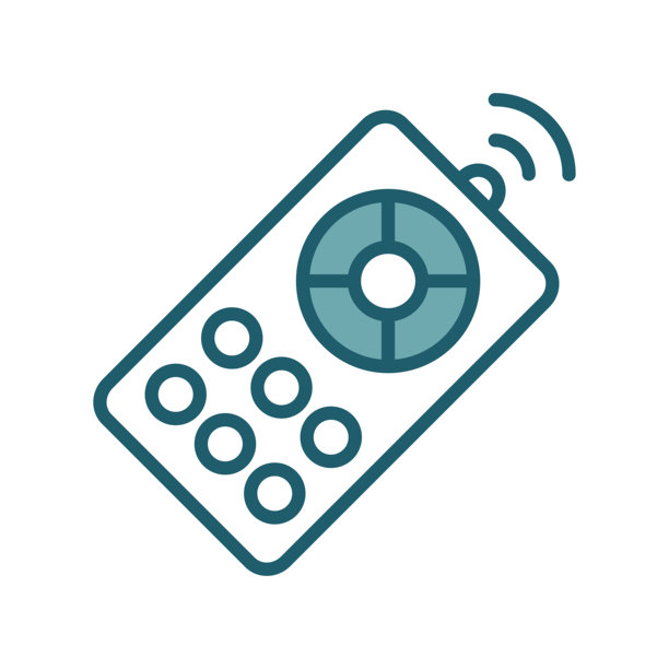 简洁干净的监视器图标矢量设计模板图片下载