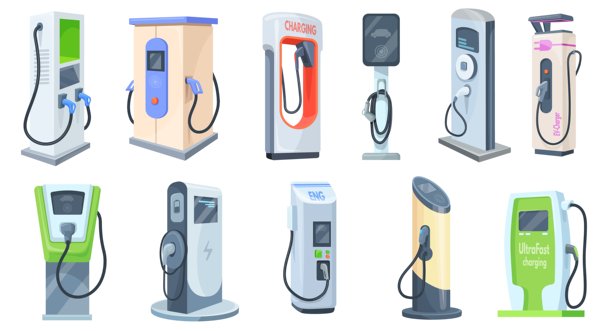 电动汽车充电站图片下载