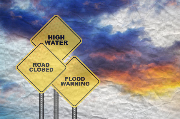 洪水预警图片下载