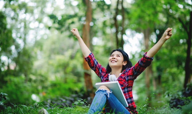 自由快乐乐观的生活图片下载