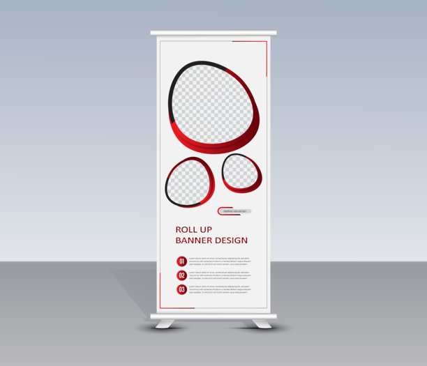 企业宣传册和X展架设计模板，适用于商业、传单、宣传册、封面、背景、文本和展示。图片下载