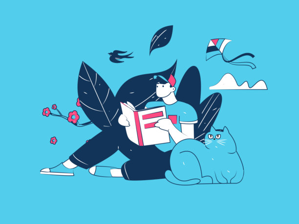 24节气：立春、雨水、惊蛰、春风、清明节、谷雨，平面角色矢量概念操作手绘插图图片下载