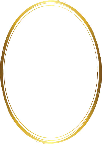 金色椭圆框 金色相框 豪华金框 金色图片框 金色边框 矢量框架 横幅 镀金框 精美装饰 装饰元素 模板 独立背景图片下载