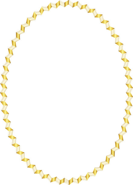 金色椭圆框 金色相框 豪华金框 金色图片框 金色边框 矢量框架 横幅 镀金框 精美装饰 装饰元素 模板 独立背景图片下载