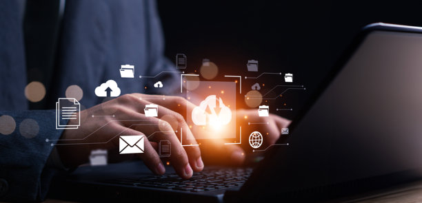 数据库存储云技术文件数据传输共享，网络，大数据金融在线营销，互联网银行应用或计算机下载上传备份云驱动。图片下载