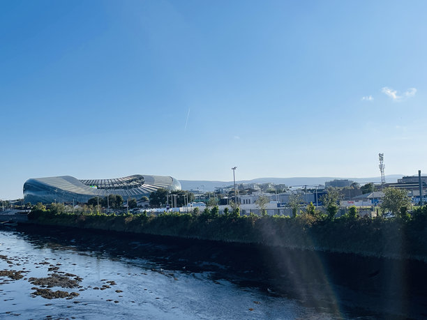 都柏林爱尔兰的阿维瓦体育场风景图图片下载