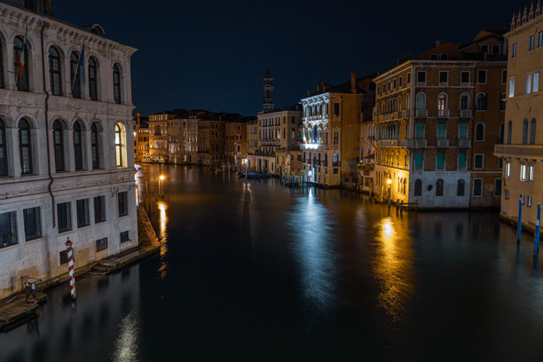 意大利威尼斯美丽的运河街道图片下载