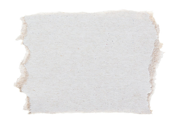白色撕裂纸张，边缘破损，独立于白色背景上图片下载