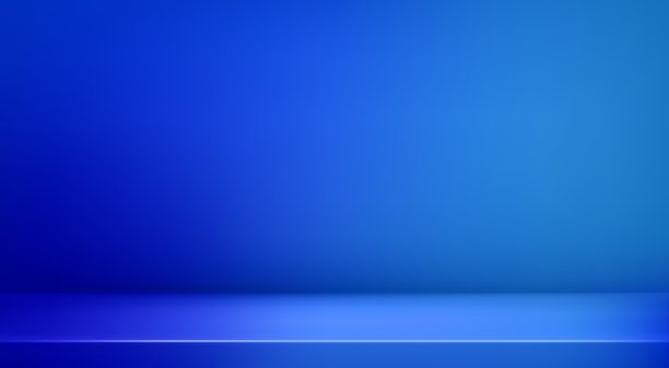 深蓝色工作室房间。阴暗的背景。用于产品展示的抽象3D背景。简约的墙面场景。展示、促销展示。矢量舞台模型插图。图片下载