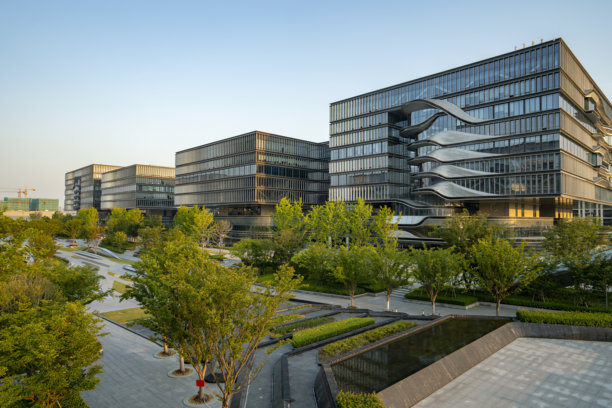 中国杭州的数字工业园区图片下载