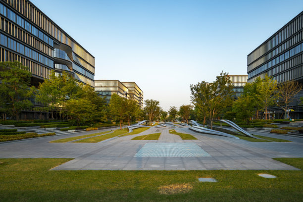 中国杭州的数字工业园区图片下载