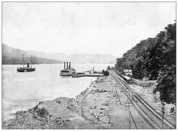 美国历史地标：西点军校、哈德逊河、纽约图片下载