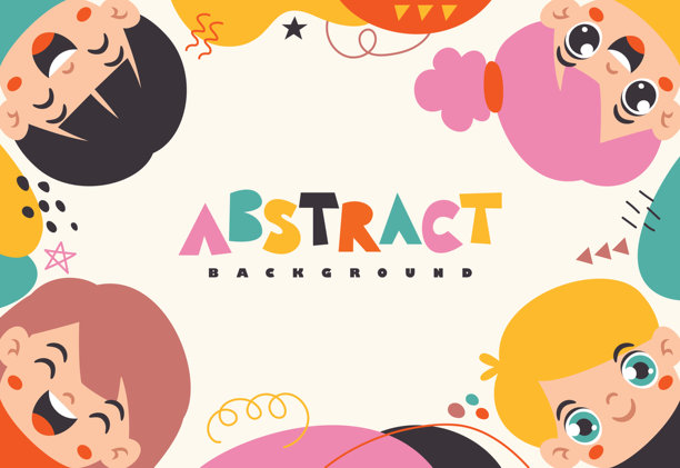 抽象彩色背景图片下载