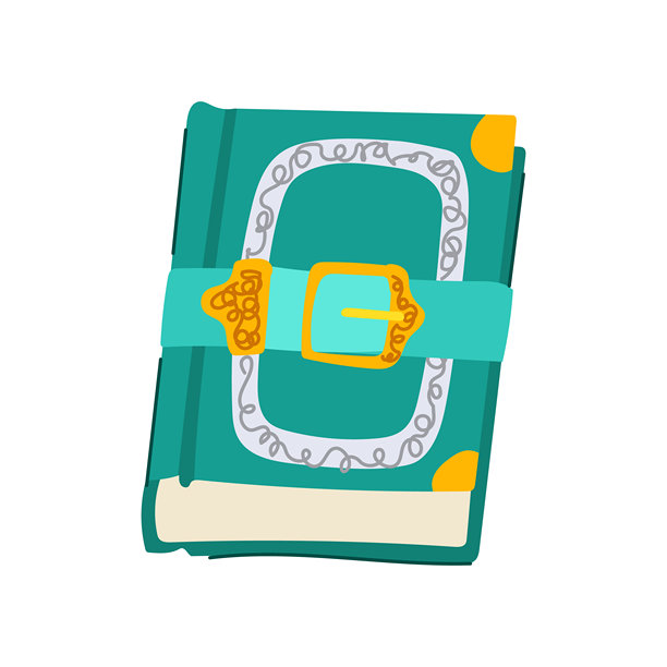 预言奇幻书籍卡通矢量素材图片下载