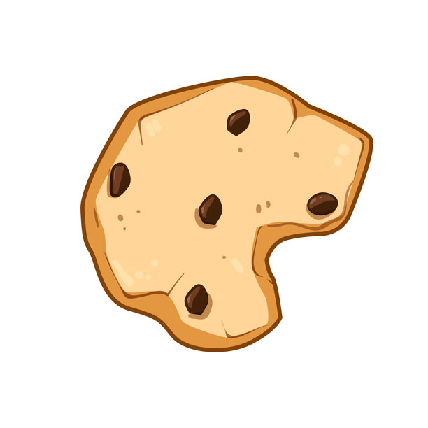 零食燕麦饼干卡通矢量插图图片下载