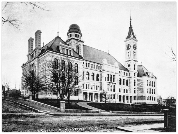 美国历史地标：高中图片下载